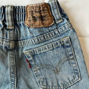 Vintage Orange Tag Baby Levi’s distressed 526 loose straight style size 12M